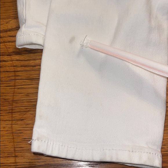 Frame Denim Women's Crisp White Le Skinny de Jeanne Crop Jeans 25 - Picture 10 of 12